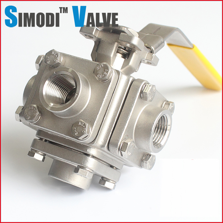 Four way ball valve