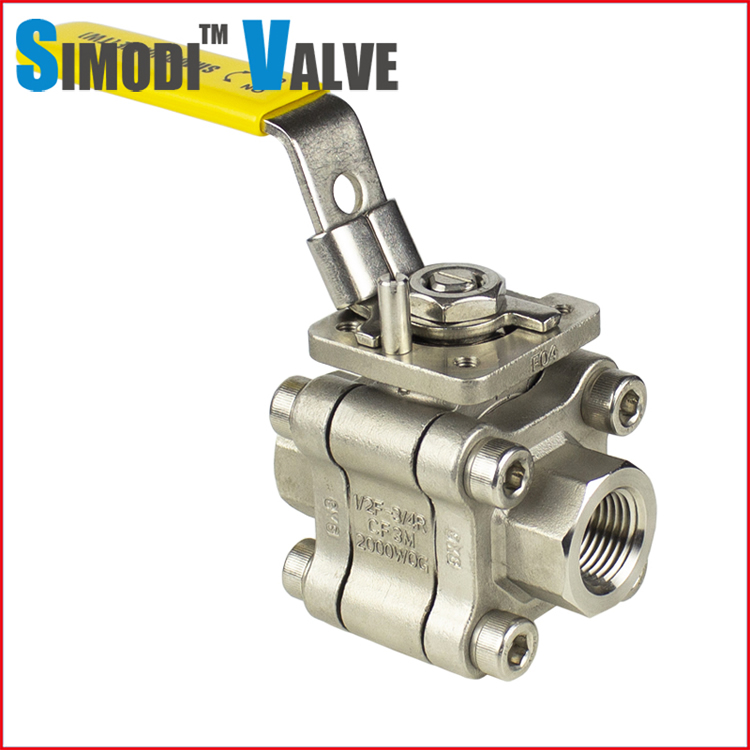 2000 PSI Three-Piece Ball Valve